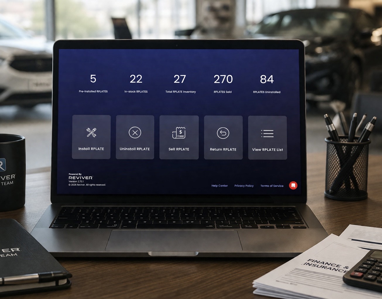 Vehicle detail representing Dealer Dashboard tools